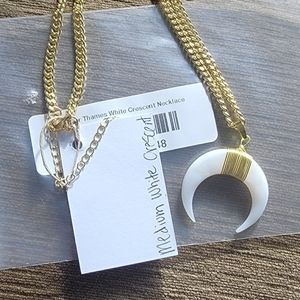 Jennifer Thames Crescent Necklace